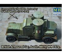 Master Box MB72008 - 1/72 Austin Mk. IV British Armored Auto, 1914-18 - Nuovo