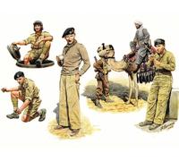 Master Box Models 1/35 British Troops in Northern Africa, WWII - 6 Figures Set w
