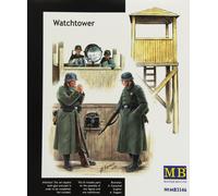 Master Box Watch Tower with 4 Figures Figure Model Building Kits (1:35 Scale)
