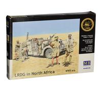 Master Box WWII Long Range Desert Group (LRDG)(5) Figure Model Buildin