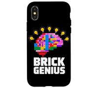 Master Builder Bambini Building Blocks Giocattoli di mattoni Compleanno Ragazzi Custodia per iPhone X/XS