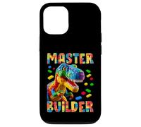 Master Builder Bricks Blocks Play Toys T-Rex Dinosaur Custodia per iPhone 12/12 Pro