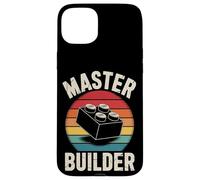 Master Builder Building Blocks Brick Builders Toys present Custodia per iPhone 15 Plus