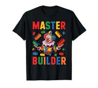 Master Builder Circus Costume Clown Juggling Blocks Bricks Maglietta