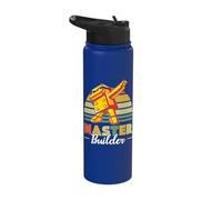 Master Builder Dabbing Block Builder Vintage Stainless Steel Insulated Water Bottle