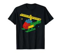 Master Builder Elicottero Building Blocks Costruttori Giocattoli Ragazzi Maglietta