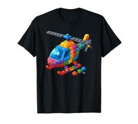 Master Builder Elicottero Building Blocks Costruttori Giocattoli Ragazzi Maglietta