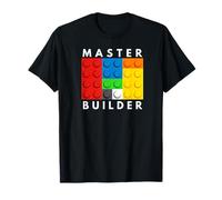 Master Builder Funny Construction Humor Design Tee Maglietta