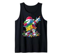 Master Builder Kids Building Blocks Dabbing Christmas Lights Canotta