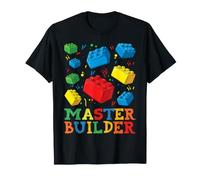 Master Builder Love Brick Block Builder Maglietta