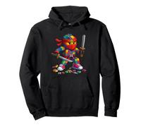 Master Builder Ninja Building Blocks Brick Builders Boys Kid Felpa con Cappuccio