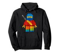 Master Builder Ninja Building Blocks Brick Builders Giocattoli Kid Felpa con Cappuccio