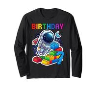 Master Builder Space Astronaut 7th Birthday Mattoncini Blocchi Maglia a Manica
