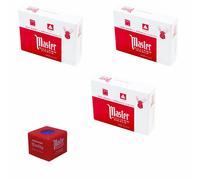 Master by Tweeten 36+1 gessi blu per stecca biliardo con porta gesso Master