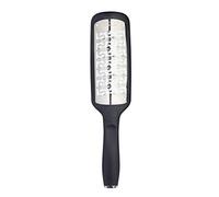 MASTER CLASS Kitchen Craft West Blade-Grattugia da Formaggio Portatile in Acciaio Inox con Manico, 30 x 6,5 cm, Fori Grossolani, Inossidabile, Nero, 30 x 6.5 x 4.5 cm