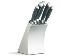 MASTER CLASS - Masterclass Trojan 5 Piece Knife Set Stainless Steel Block