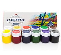 Master Class Set di Pittura Professionale a guazzo - 12 vasetti da 40 ml - Pittura a Gouache Extra fine, Colori di Alta qualità - Nevskaya Palitra