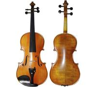 Master Craft - Violino professionale 4/4 in acero naturale antico a righe, con archetto e colofonia
