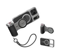 Master Grip Kit per iPhone 17 Pro,Impugnatura Grip per iPhone 17 pro,Integrata 3200 mAh Batteria, Ricarica Wireless, Custodia in Grafene,Camera Grip Smartphone