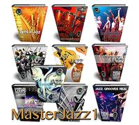 Master Jazz MEGA Bundle Part 1-10 Large Essential WAVE Samples/Loop Studio Libraries