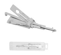 Master Key Decoder - Strumento di raccolta serrature 2 in 1, in acciaio inox, lettore di chiavi dell'auto, strumenti professionali per fabbro per la manutenzione della riparazione di porte di casa e