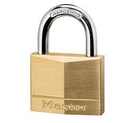 Master Lock 140EURD Lucchetto con Chiavi in Ottone, Oro, 6 x 4 x 1.3 cm