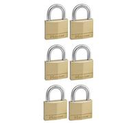 Master Lock Ottone Massiccio 40mm Lucchetto 4-Pin - Chiave Uguale X 6 MLK140SIX