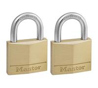 Master Lock Ottone Massiccio 40mm Lucchetto 4-Pin - Chiave Uguale X 2 MLK140T
