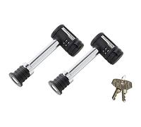 Master Lock 1479TAT Lucchetto ricevitore, confezione da 2, argento