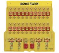 MASTER LOCK - 1484BP410 - Blocco Degli Stazione,20 Lucchetto Kit
