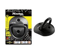 Master Lock 1494EURDPRO acciaio certificato ancoraggio a pavimento o montaggio a parete, Black, 135x105mm