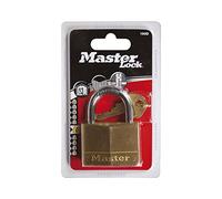 Master Lock - Lucchetto in ottone massiccio da 50 mm a 5 pin