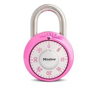 Master Lock 1530DPNK Breast Cancer research Foundation Dial combination Lock, rosa