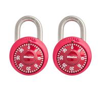 Master Lock 1530T Locker Lock Lucchetto a combinazione, in metallo luccicante, confezione da 2