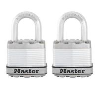 MASTER LOCK - 2 Pz Lucchetti Excell Acciaio Laminato 45 Mm M1eurt
