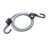 Master Lock 3036EURDAT Cavi Elastici con Ganci Rinforzati Corda 120 cm Gancio in Acciaio Adatto per Giardinaggio, Trasporto, Trasloco, Campeggio, Grigio, 120 cm