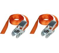 Master Lock 3209EURDAT Cinghie di Fissaggio, Arancio, 5 m x 25 mm (Confezione da 2)