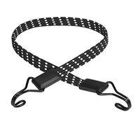 Master Lock 3229EURDAT Cinghia Elastica Riflettente con Ganci Cavo Gancio Invertito Adatto per Giardinaggio, Trasporto, Trasloco, Campeggio, Nero, 60 cm