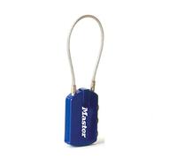 Master Lock 4684EURD Lucchetto con combinazione ed etichetta porta-indirizzo, Colore casuale, 6.5 x 3 x 1.1 cm, multicolore (blu/nero/argento)