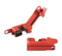 Master Lock 491B Blocco interruttore elettrico Grip tight per installazioni elettriche levette alte e larghe, 13 x 7 x 2 cm
