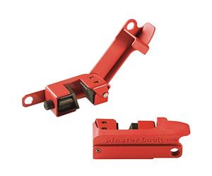 Master Lock 491B Blocco interruttore elettrico Grip tight per installazioni elettriche levette alte e larghe, 13 x 7 x 2 cm