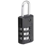 Master Lock 646EURD Lucchetto con Combinazione e Corpo in Zinco, Nero, 6,3 x 2 x 1 cm