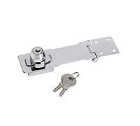 Master Lock 725EURD Porta Chiavistello con Meccanismo di Bloccaggio Integrato, Cromato