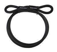 Master Lock 72EURD Cavo con Passanti Acciaio Intrecciato, Nero, 4.5 m