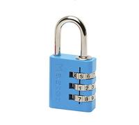 Master Lock 7630EURDCOL Lucchetto con Combinazione in alluminio, Multicolore(Casuale), 3 x 6.5 x 1.3 cm