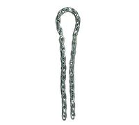 Master Lock 8012EURD Catena in Acciaio Cementato Rivestimento Vinile, Trasparente, 1.5 m