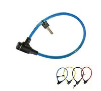 Master Lock 8169EURDPRO Lucchetto Bici, Chiaivi, 65 cm Cavo, Esterno, Ottimo per Proteggere Bicicletta, Skateboard, Passeggino, Falciatore, Attrezzature Sportive