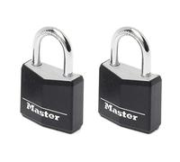 30mm Covered Alluminio Lucchetti, 2 Confezione - 9130EURTBLK