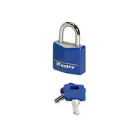 Master Lock 9131EURDCOL Lucchetto a Chiave in Alluminio Rivestito, Multicolore(Casuale), 3 x 5.2 x 1.6 cm