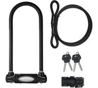 Master Lock Antifurto U in acciaio 13 mm con fissaggio 8285EURDPRO